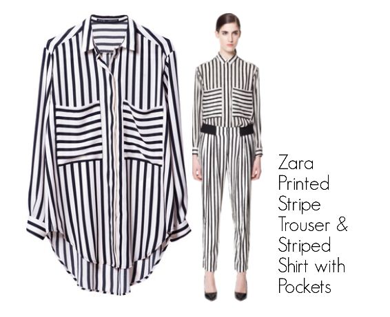 Zara Striped Shirt. $59.90. 