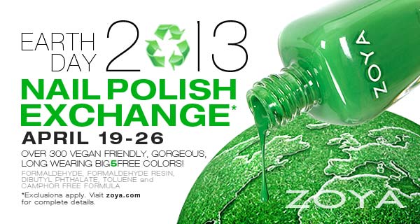 Earth Day Nail Polish Exchange 2013