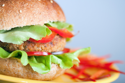 Fast Food at Home with Veggie Burgers