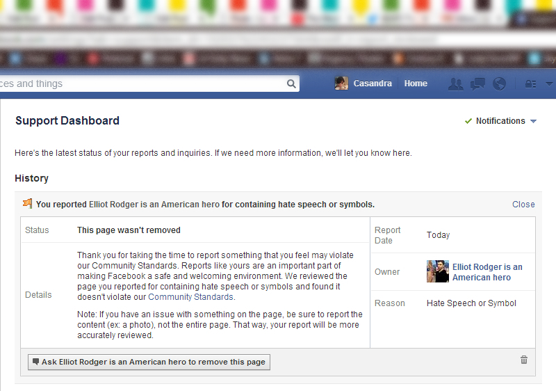 Facebook Refuses to Remove Dangerous Elliot Rodger Memorial Page