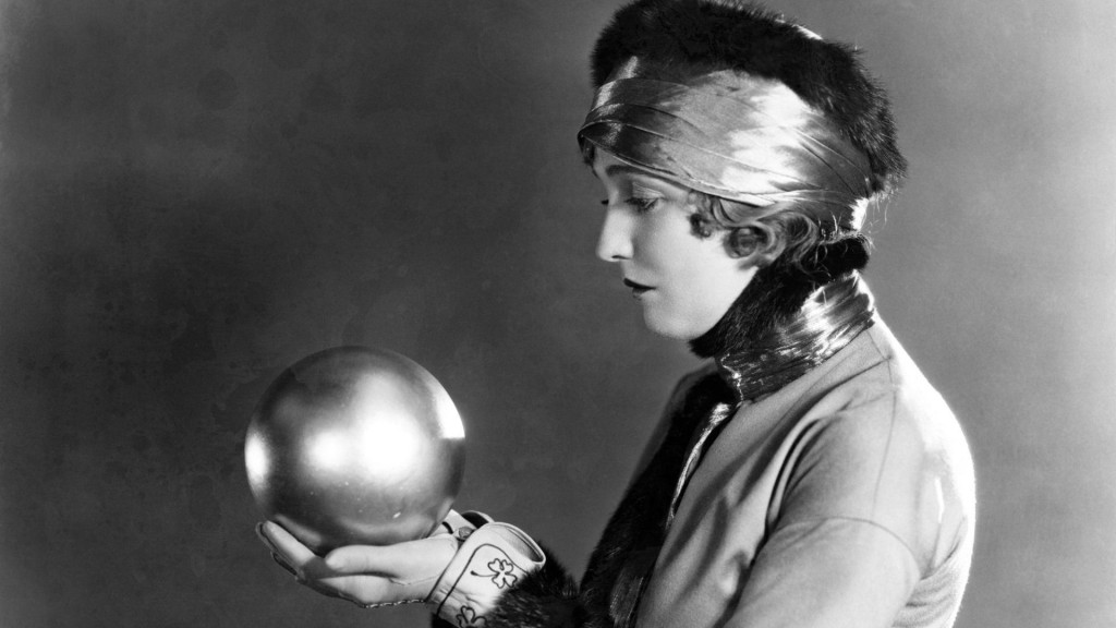 woman gazing into crystal ball