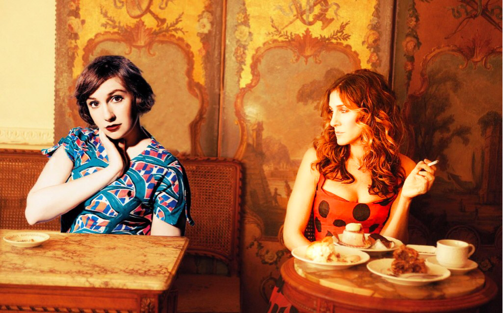 hannah and carrie in a cafe
