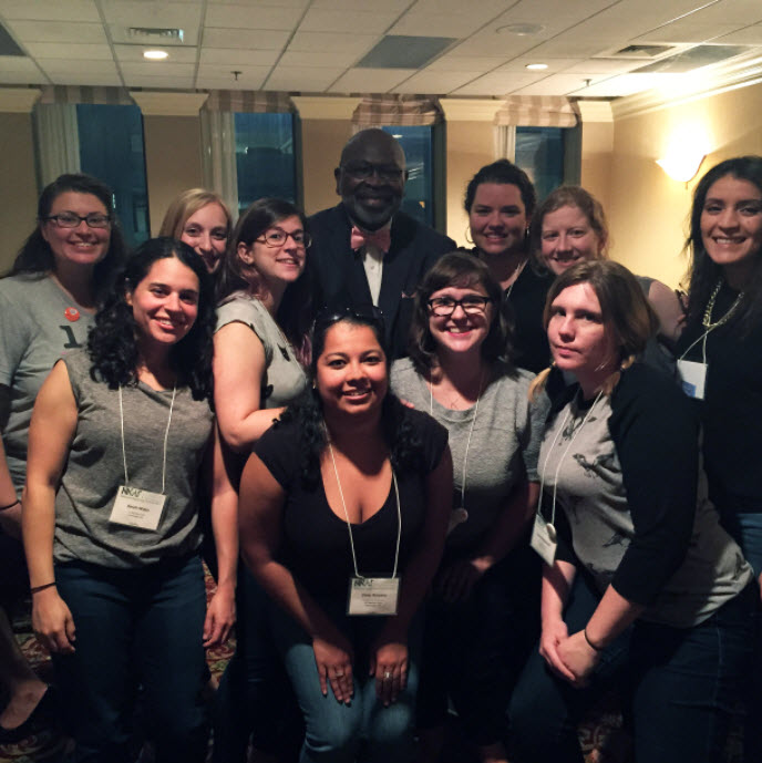  DC Abortion Fund case managers with Dr. WIllie Parker, one of two providers at the only abortion clinic in Mississippi, the Jackson Women's Health Organization