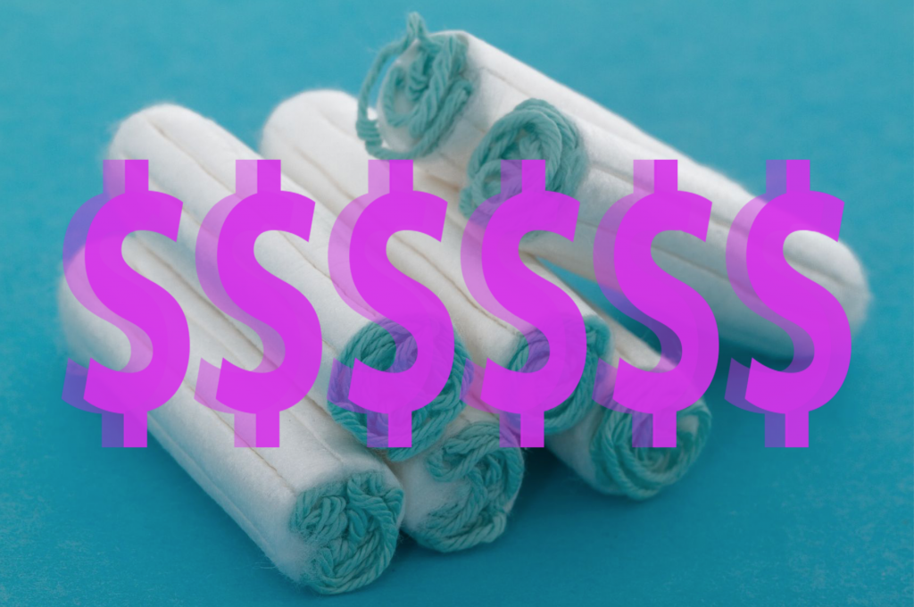tax on tampons in california