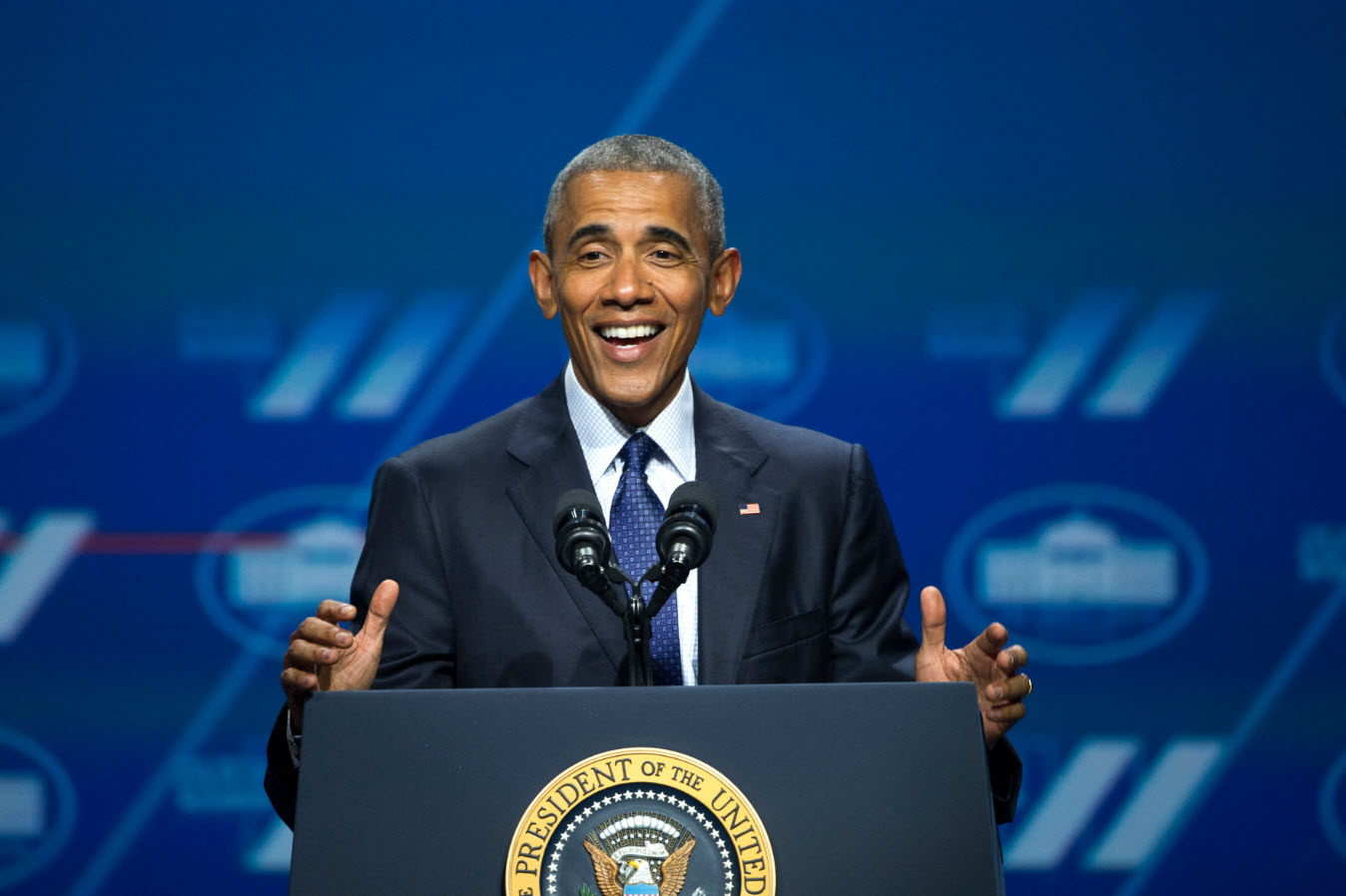 President Obama at the Women's Summit